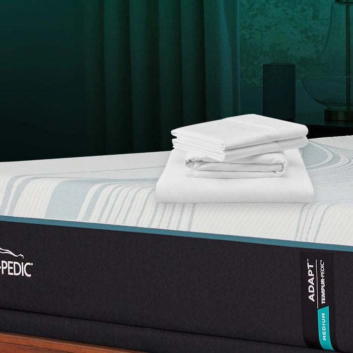 TEMPUR Luxe Egyptian Cotton Pillowcase Set White