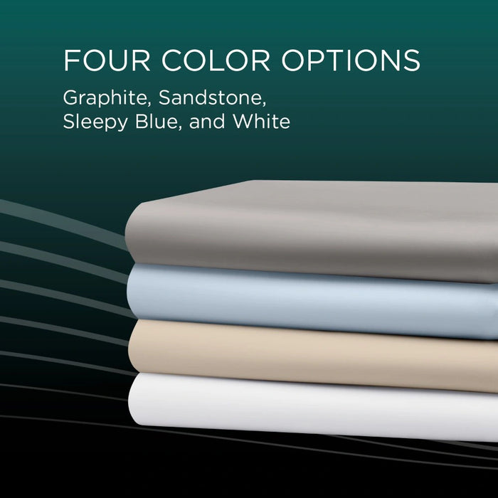 TEMPUR Luxe Egyptian Cotton Pillowcase Set White