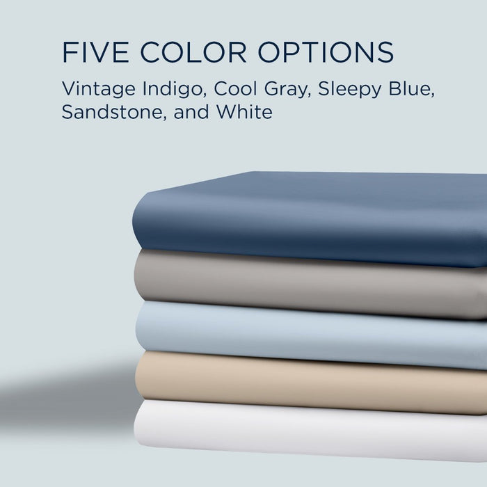 TEMPUR Rayon from Bamboo Sheet Set Vintage Indigo