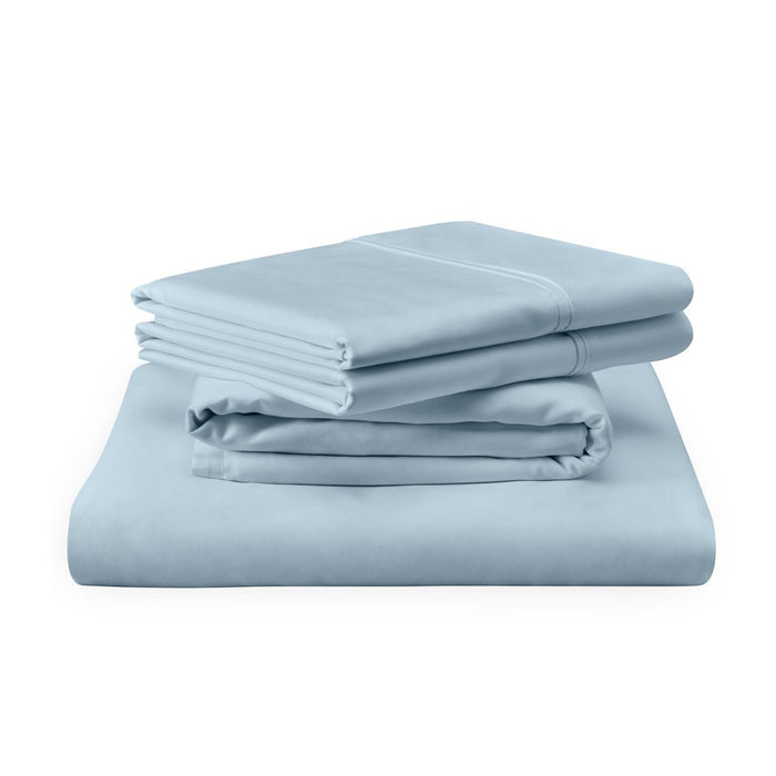 TEMPUR-Adapt Luxe Egyptian Cotton Sheets - Sleepy Blue