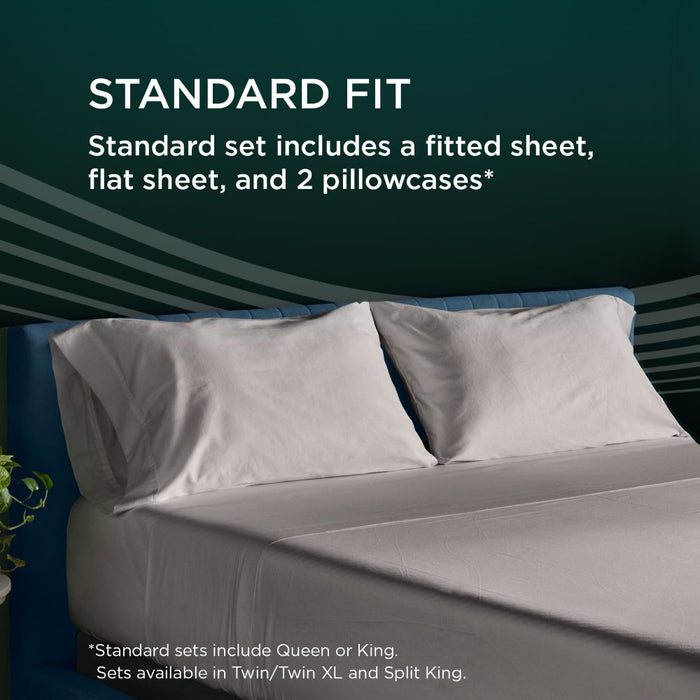TEMPUR-Adapt Luxe Egyptian Cotton Sheets - Graphite