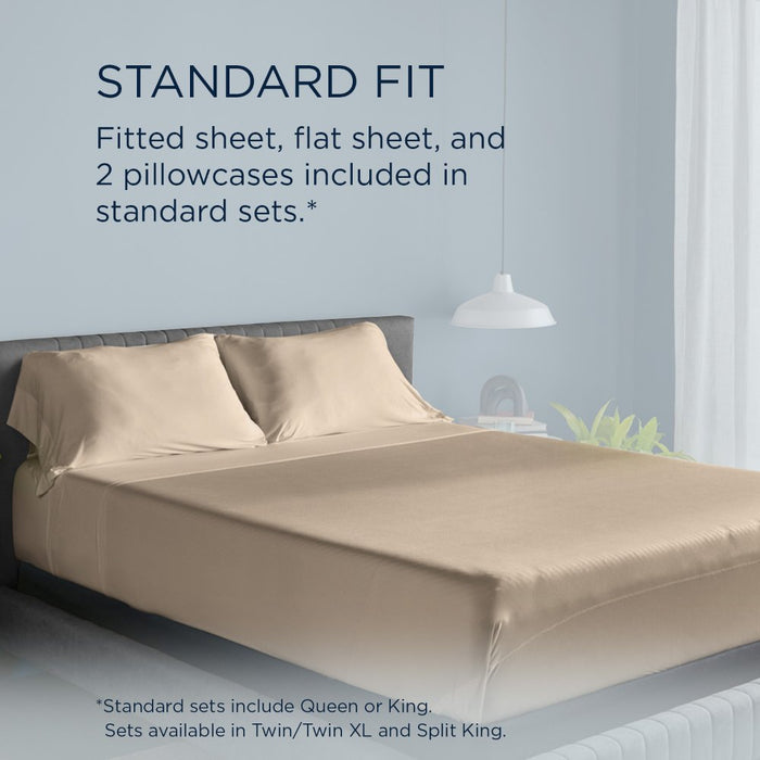 Tempur-Pedic Breeze Pillowcase Set - Sandstone