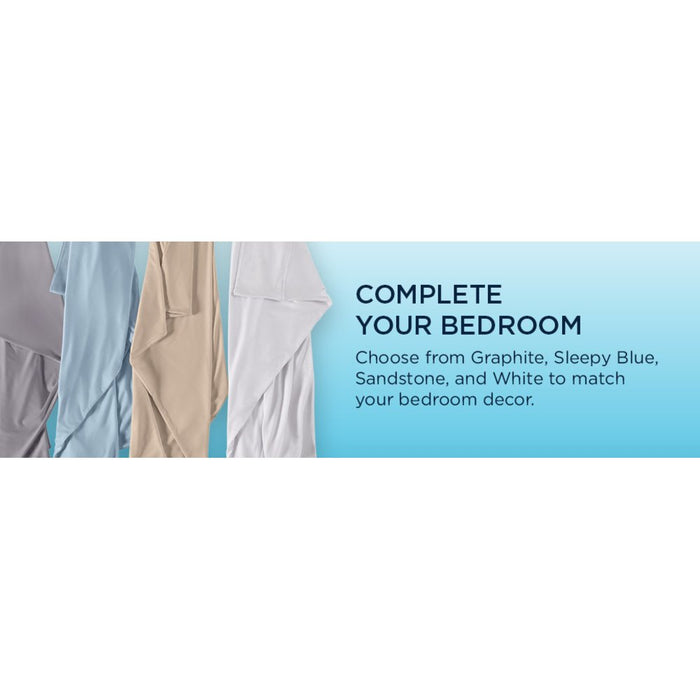 Tempur-Pedic Breeze Pillowcase Set - Sleepy Blue