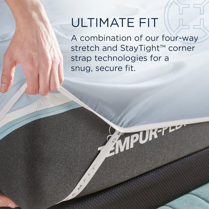 TEMPUR Classic Cotton Sheet Set Sleepy Blue