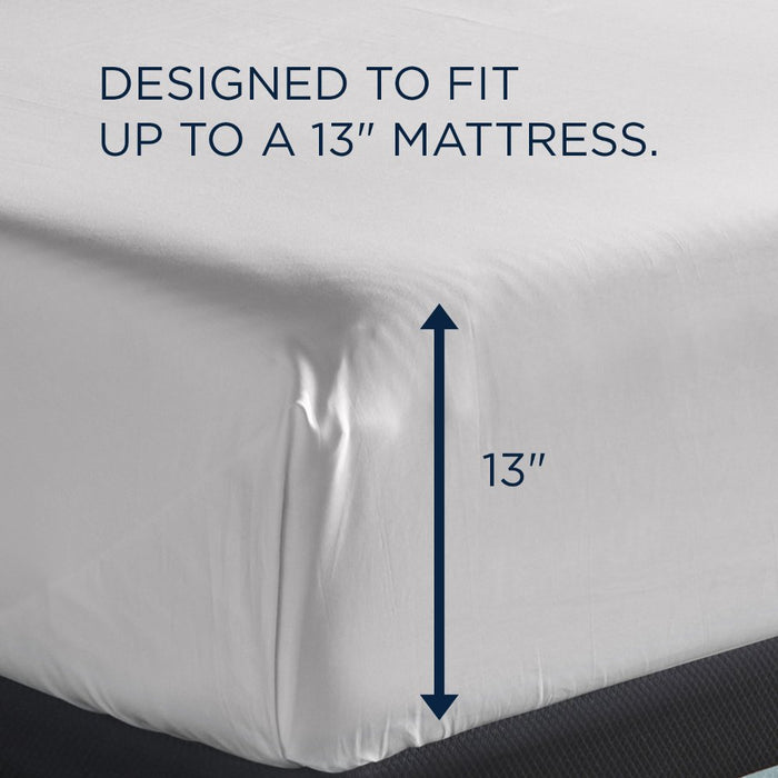 TEMPUR Classic Cotton Sheet Set White