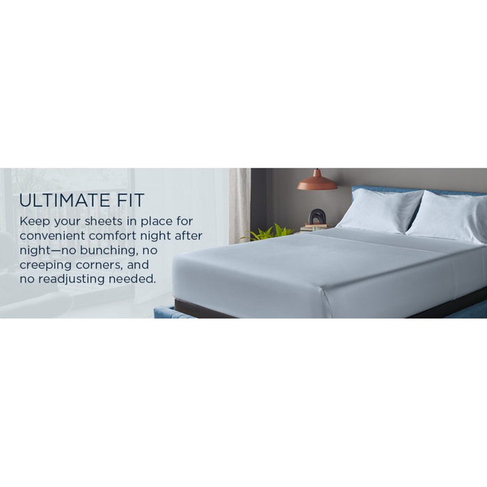 TEMPUR Luxe Egyptian Cotton Sheet Set Cool Gray