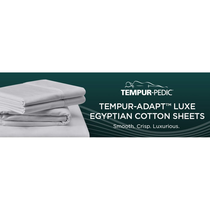 TEMPUR-Adapt Luxe Egyptian Cotton Sheets - White