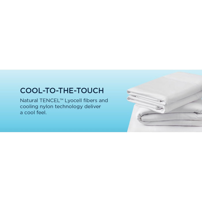 Tempur-Pedic Breeze Pillowcase Set - Sleepy Blue