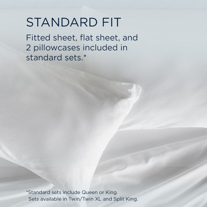 TEMPUR Classic Cotton Sheet Set Cool Gray