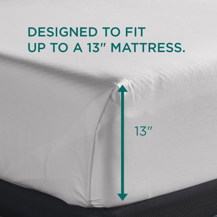 TEMPUR-Adapt Luxe Egyptian Cotton Sheets - White
