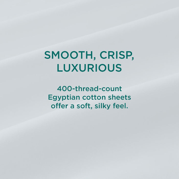 TEMPUR-Adapt Luxe Egyptian Cotton Sheets - White