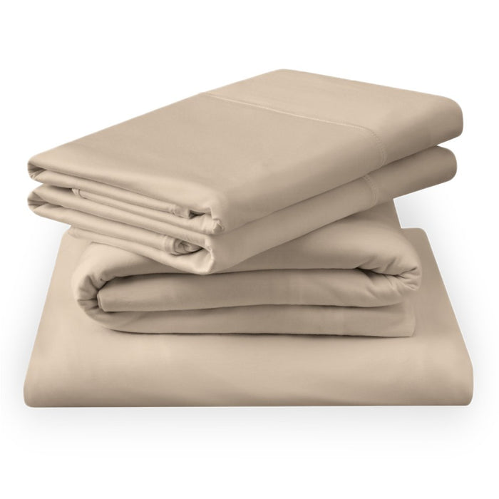 TEMPUR breeze cooling Sheet Set Sandstone