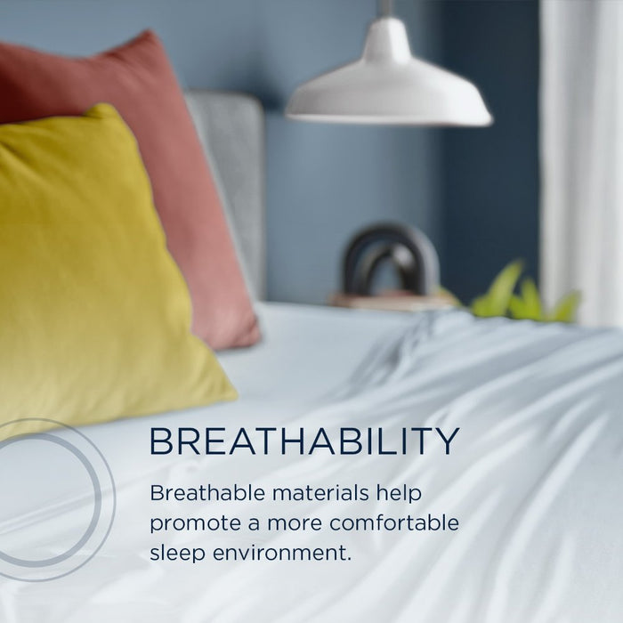 TEMPUR breeze cooling Sheet Set Sleepy Blue
