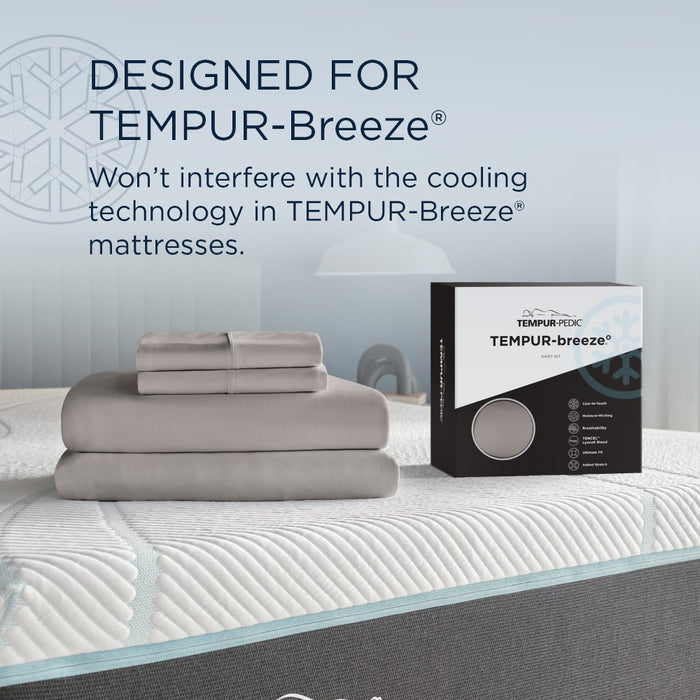 TEMPUR breeze cooling Sheet Set Graphite