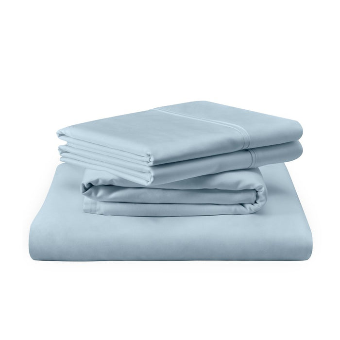 TEMPUR Luxe Egyptian Cotton Sheet Set Sleepy Blue