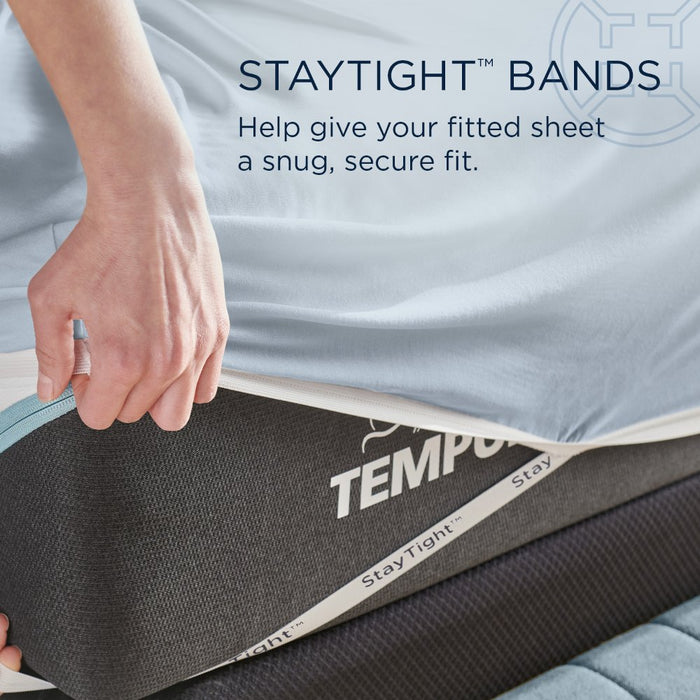 TEMPUR Rayon from Bamboo Sheet Set Sleepy Blue
