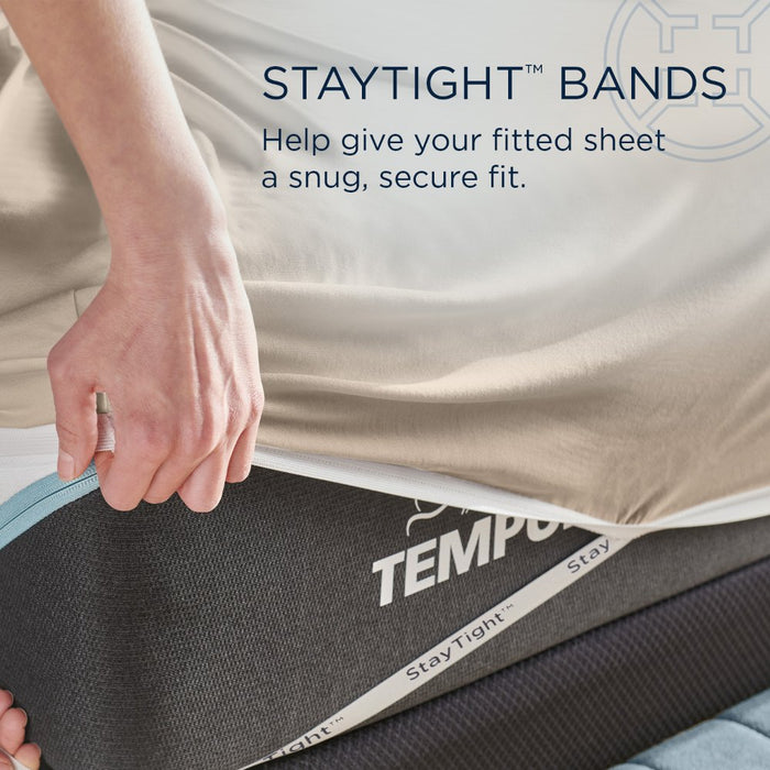 TEMPUR Rayon from Bamboo Sheet Set Sandstone
