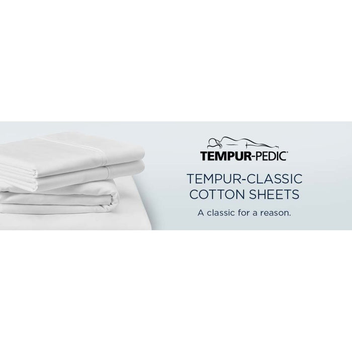 TEMPUR Classic Cotton Sheet Set Cool Gray