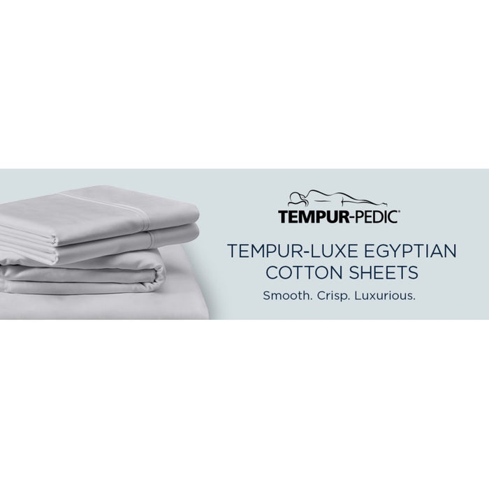 TEMPUR Luxe Egyptian Cotton Sheet Set White