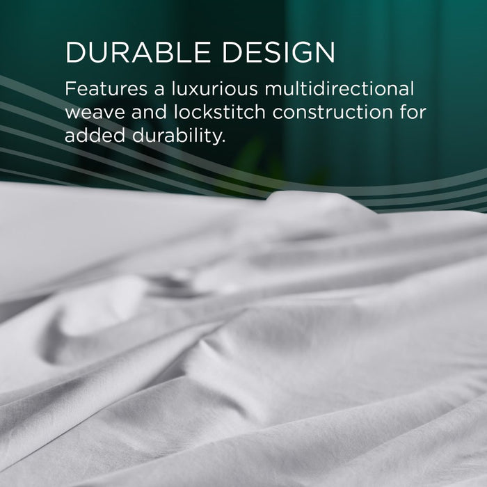 TEMPUR-Adapt Luxe Egyptian Cotton Sheets - White