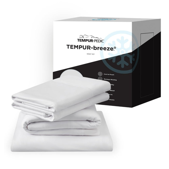 Tempur-Pedic Breeze Pillowcase Set - White