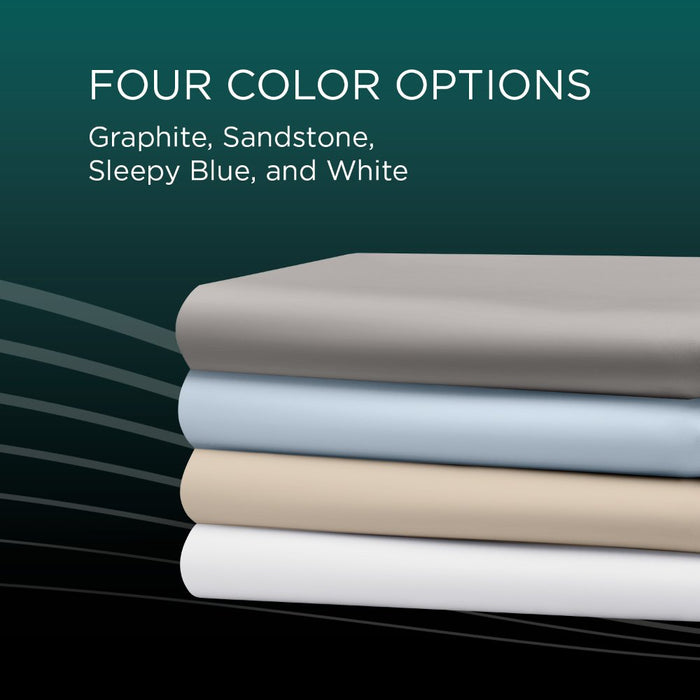 TEMPUR Luxe Egyptian Cotton Pillowcase Set White
