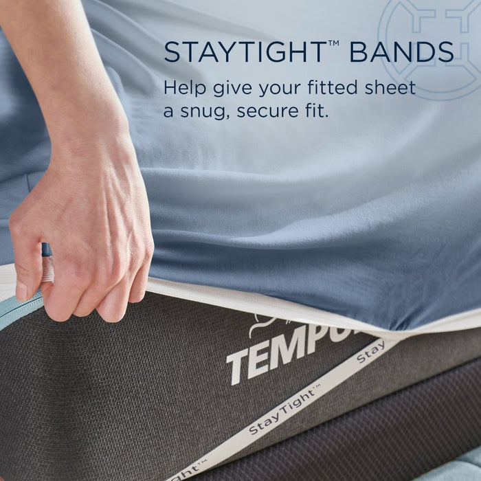 TEMPUR Rayon from Bamboo Sheet Set Vintage Indigo