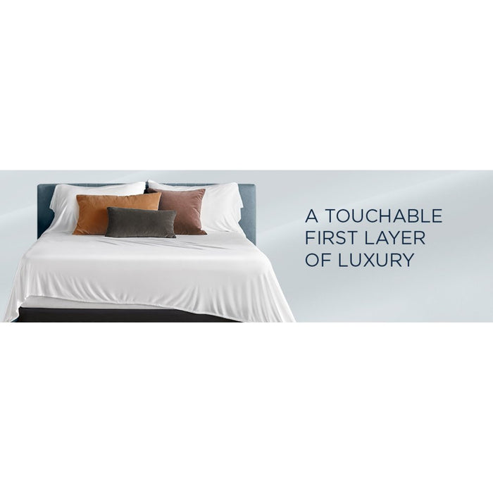 TEMPUR Rayon from Bamboo Sheet Set Sleepy Blue