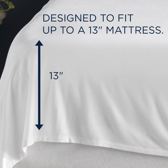 TEMPUR Rayon from Bamboo Sheet Set White