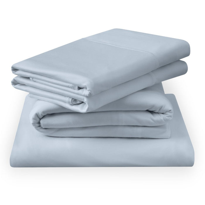 TEMPUR breeze cooling Sheet Set Sleepy Blue