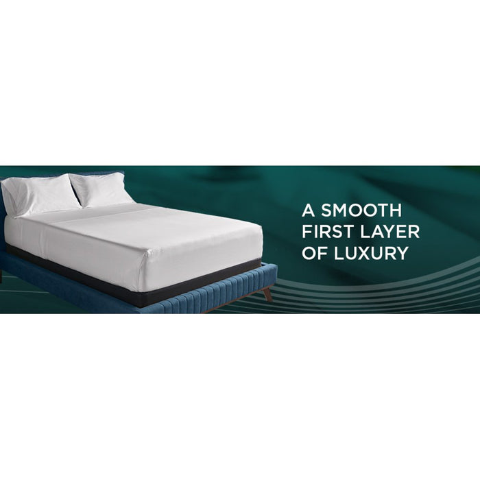 TEMPUR-Adapt Luxe Egyptian Cotton Sheets - White