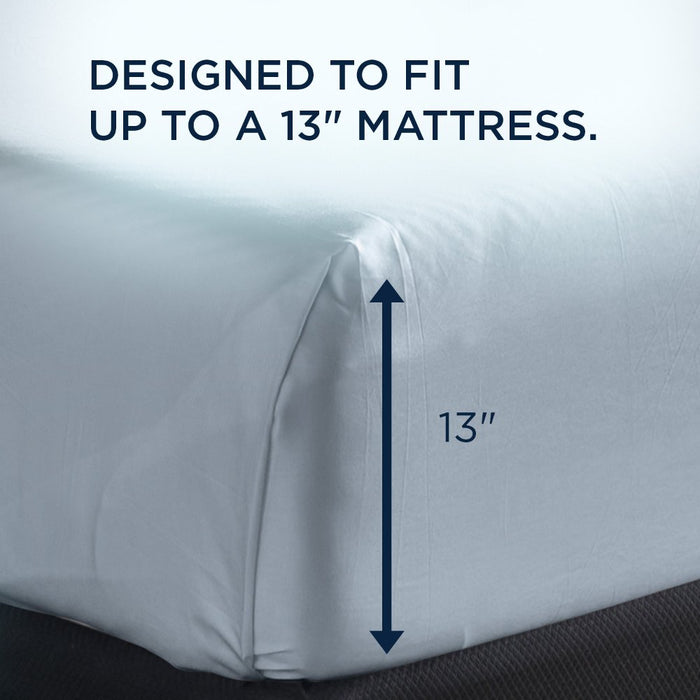 Tempur-Pedic Breeze Pillowcase Set - Sleepy Blue