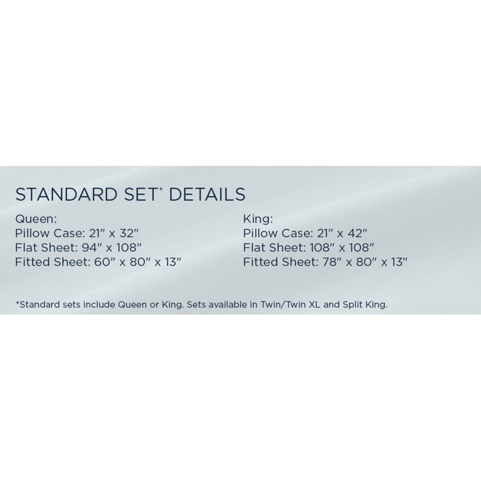 TEMPUR Classic Cotton Sheet Set White