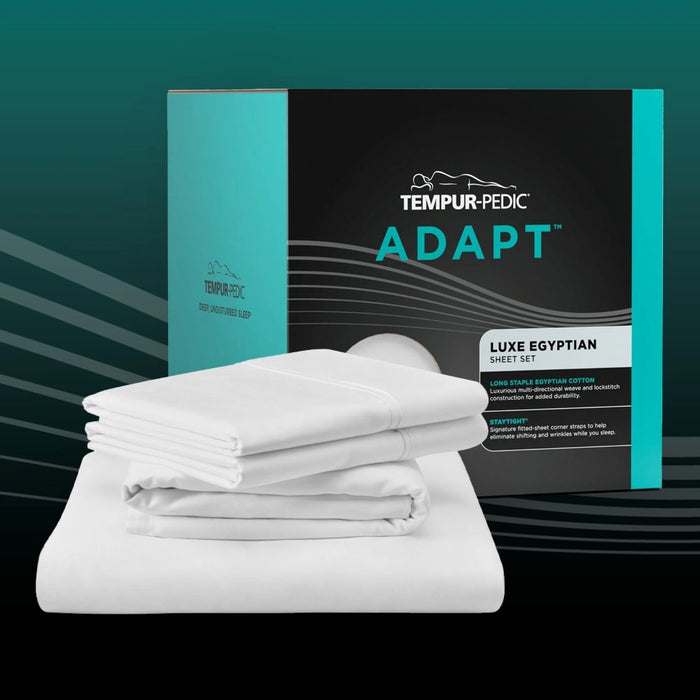 TEMPUR Luxe Egyptian Cotton Pillowcase Set White