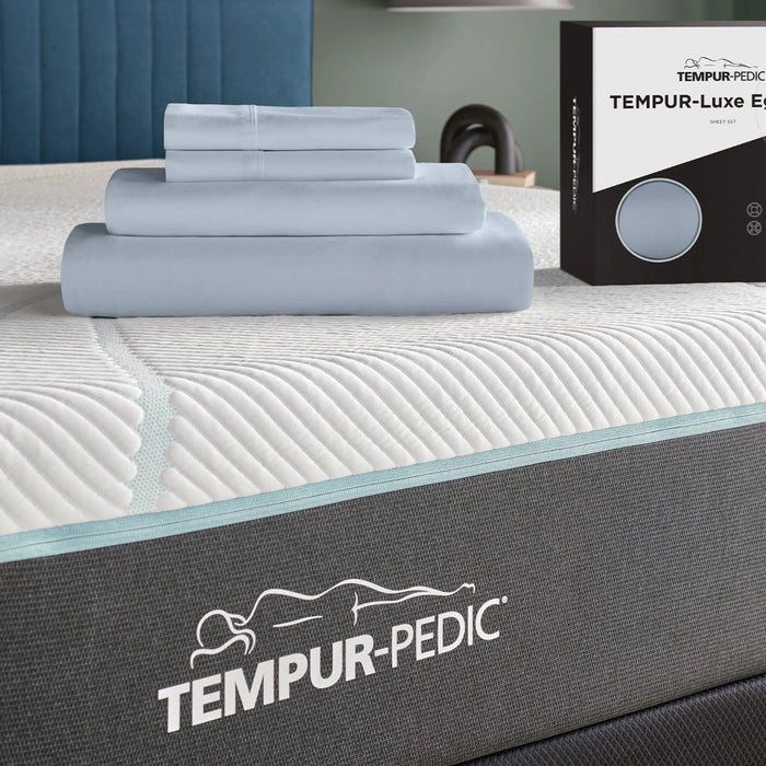TEMPUR Luxe Egyptian Cotton Sheet Set Sleepy Blue