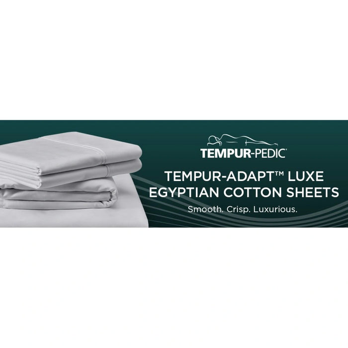 TEMPUR-Adapt Luxe Egyptian Cotton Sheets - White