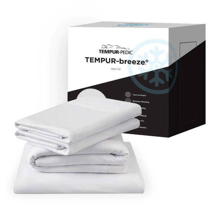 Tempur-Pedic Breeze Pillowcase Set - White