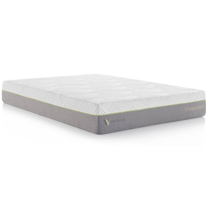 Wellsville 11" Latex Hybrid Mattress - Luxury Mattress Outlet (CA)