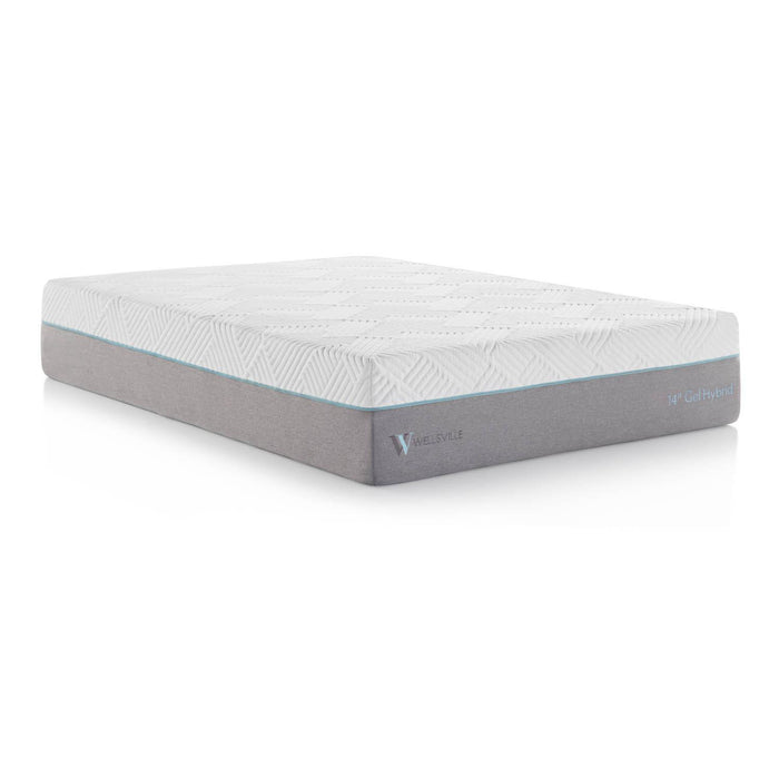 Wellsville 14" Gel Hybrid Mattress - Luxury Mattress Outlet (CA)