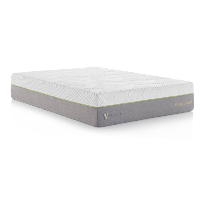 Wellsville 14" Latex Hybrid Mattress - Luxury Mattress Outlet (CA)