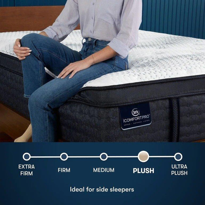 Serta iComfortPro Mattress Dartmouth Plush Pillow Top Mattress - Twin XL image