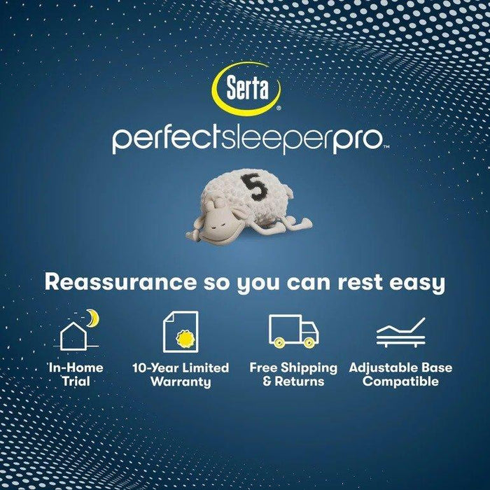 Serta Perfect Sleeper Pro Mattress Hampton Extra Firm Tight Top