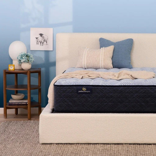 Serta Perfect Sleeper Innerspring Mattress Blue Lagoon Nights Medium Tight Top - Twin image