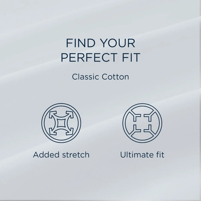 TEMPUR Classic Cotton Sheet Set White