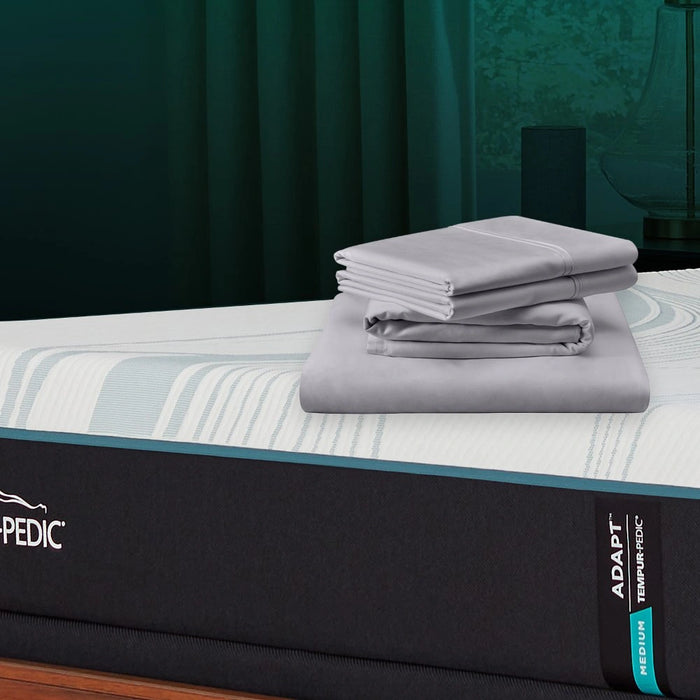 TEMPUR-Adapt Luxe Egyptian Cotton Sheets - Graphite