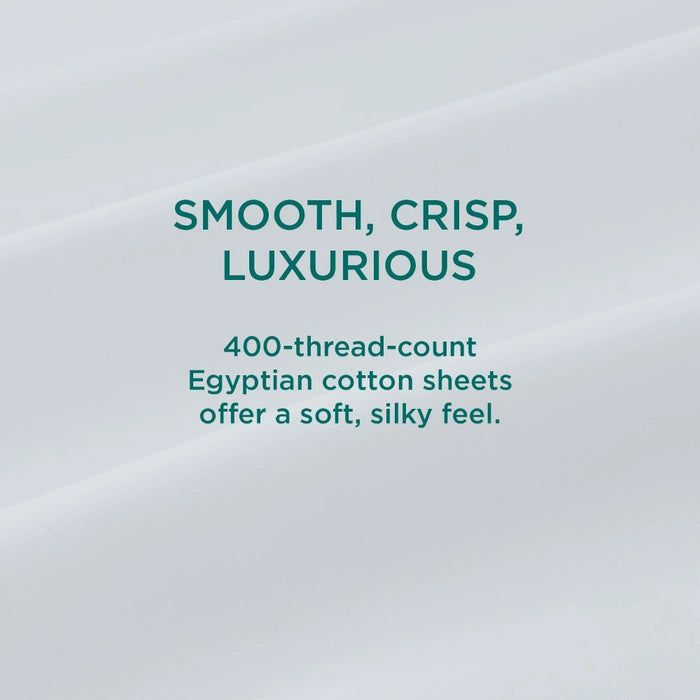 TEMPUR Luxe Egyptian Cotton Pillowcase Set White