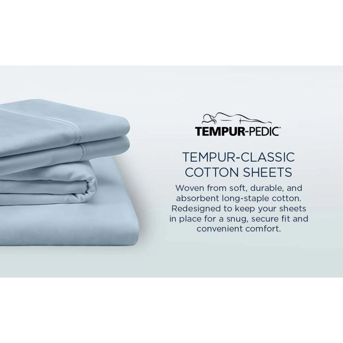 TEMPUR Classic Cotton Sheet Set White