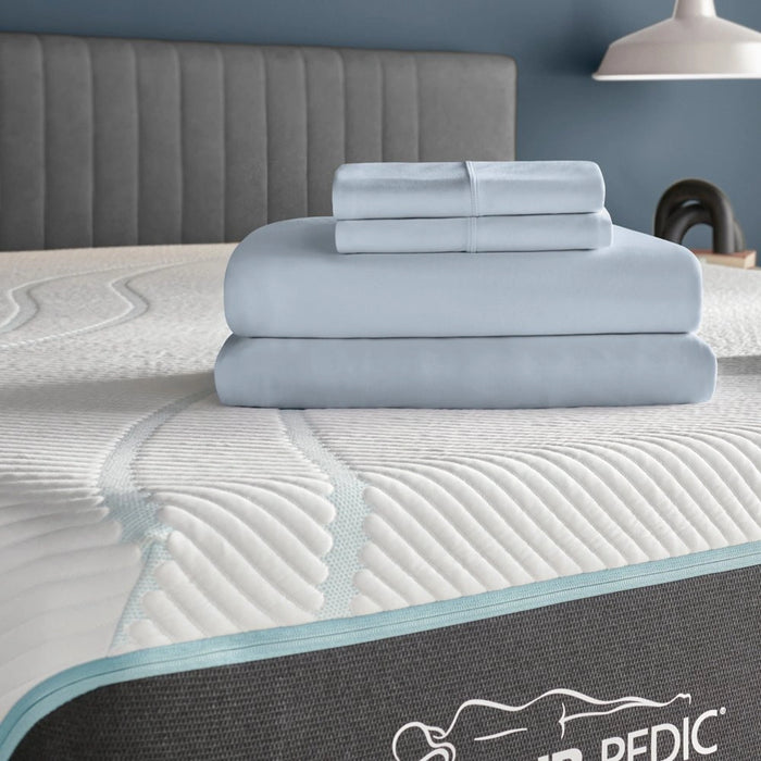 TEMPUR breeze cooling Sheet Set Sleepy Blue